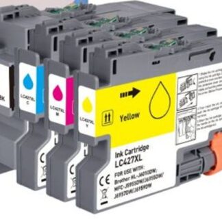 LC427XLComp - SET OF 4 Guaranteed Brother Compatible XL High Capacity LC427XL Ink Cartridges - Delivered FAST and FREE