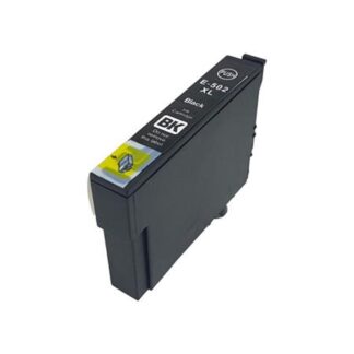Ep502XLBkComp - Guaranteed Compatible HIGH CAPACITY BLACK Ink Cartridge - Replaces Epson 502XL Black